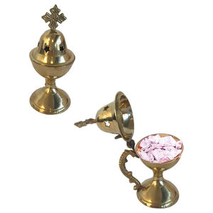 Quemador de incienso de latón de nueva llegada Quemador de incienso de latón moderno de tendencia Diseño único Producto más vendido a bajo precio - Product Image 2