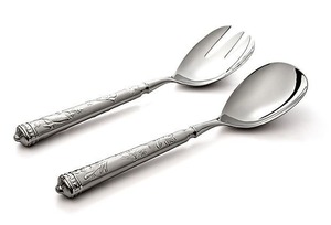 Ensemble de serveurs à salade de luxe Poignée en marbre Cuisine Salle à manger Ustensiles de service pour la maison Restaurant Table d'événement - Product Image 6