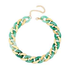 Collier de chaîne en résine émaillée à la main pour femmes de Style Premium personnalisé en forme d'ange modèle de mode modèle artisanat en résine - Product Image 3