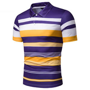 Manches courtes de haute qualité pour polos T-Shirts bande de sécurité réfléchissante motif solide toile vêtements de travail Construction foncé - Product Image 5