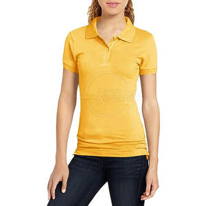 Camiseta Polo de mujer de alta calidad a precio bajo 2025, nuevo diseño, camiseta Polo de mujer de Color personalizado, camiseta Polo - Product Image 2