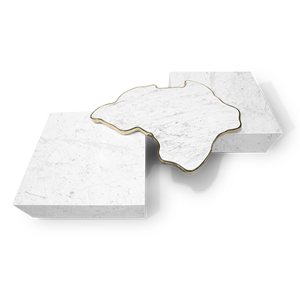 Handmade Marble Center <b>Table</b> Durable Contemporary and Traditional Farmhouse Classic Living Room Furniture for Entry Use - Product Image 6