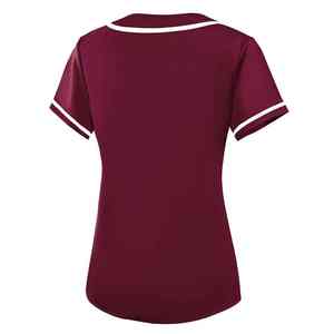 Maillot de baseball personnalisé, coupe décontractée, 100% polyester, tissu respirant, séchage rapide, unisexe, parfait pour les tenues décontractées et les activités d'équipe - Product Image 2