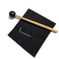 Ensemble de diapasons OM 136,1 Hz avec maillet, acier inoxydable noir, matériaux argentés, instrument de diagnostic, certifié CE, manuel