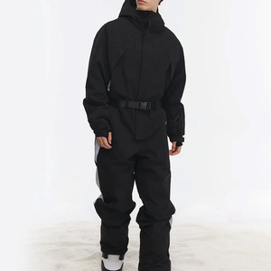 Unisex Ski Suits <b>Snowsuit</b> Breathable Zipper Closure Customized Waterproof Attachable Hood Skiing Snowboard Racing Hiking - Product Image 6