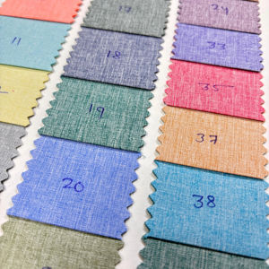 ผ้าโพลีวิสคอสย้อมสีล้วนสำหรับเด็กผู้ชายผ้าทอโพลีวิสคอสเนื้อเรียบทันสมัย - Product Image 1