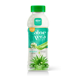 Botella de zumo de Aloe Vera con pulpa, fabricante en Vietnam, 330ml - Product Image 1