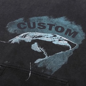 Sudaderas con Capucha Personalizadas de Estilo Urbano con Cierre de Aleación, Lavado Ácido, para Hombre, 100% Algodón, Sudaderas de Alta Calidad - Product Image 4