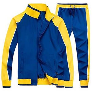 Uniforme escolar con cremallera OEM Logo Sublimación Chándales Trajes 2 piezas Jogger Fitness Sets Unisex Custom Track & Filed Chándales - Product Image 1