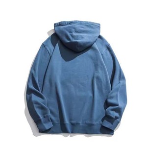 Sweat à capuche 300Gsm 100% coton Sweats à capuche personnalisés Sweatshirts Vêtements pour hommes Poids lourd Surdimensionné Streetwear Pullover Basics Hoodies - Product Image 3
