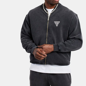 Vêtements décontractés survêtement délavés à l'acide survêtement léger meilleure vente survêtement délavés à l'acide de couleur personnalisée - Product Image 3