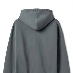 Sudadera con Capucha Personalizada de Invierno, Estilo Informal, Desgastada, Rota, Bordada, de Forro Polar y Algodón para Hombre - Product Image 4