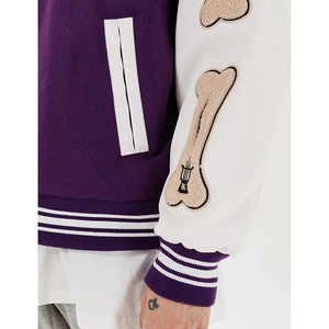 Chaqueta Universitaria Personalizada para Hombre, 100% Lana, Delgada, Cortavientos, Transpirable, de Secado Rápido, Antibacteriana, Ecológica, para Actividades al Aire Libre en Invierno - Product Image 5