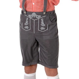 Lederhosen Tradicionales Bávaros Alemanes de Cintura Alta y Frente Plano, Tallas Grandes para Hombres, Mujeres y Niñas, Colección de Verano, Precio Bajo al por Mayor - Product Image 1