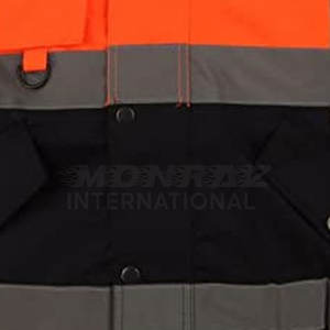 Veste de sécurité en polyester 100% respirante et imperméable à séchage rapide pour hommes vente en ligne de vêtements de travail - Product Image 5