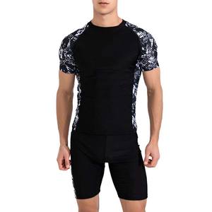 High Street Style Hombres Tallas grandes Camisetas de dos piezas Conjuntos de pantalones cortos Transferencia de calor Impreso Bordado Personalizado Algodón Verano - Product Image 1