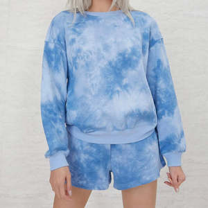 Sudadera con capucha cómoda de lavado ácido con cuello redondo de algodón 100% para gimnasio, sudadera recortada de manga larga regular con lazo personalizado, sudaderas con capucha para mujer - Product Image 4