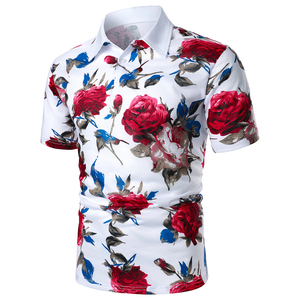 Manga corta de algodón 100% de alta calidad para hombre para camisa Polo de secado rápido patrón de estampado táctico estilo informal de verano - Product Image 3