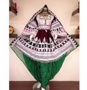 WS International Robe Afghani Kuchi pour femmes Super Qualité Couleur Solide Brodée Qualité Eid Manches Longues Mode Simple - Product Image 2