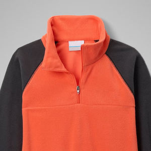 Sweat-shirt à col montant et fermeture éclair quart de tour, coupe décontractée, tissu respirant, look tendance, de haute qualité, pour garçons - Product Image 2