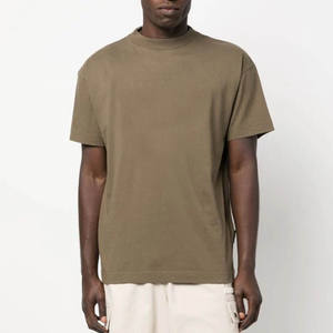 T-shirt personnalisé 2026 de haute qualité avec impression DTG, en coton pour homme, col rond, impression en mousse et logo, t-shirt uni pour l'été - Product Image 4