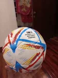 विश्व कप डिजाइन 2022 कतर फुटबॉल गेंदों में किए गए सियालकोट पाकिस्तान विनिर्माण