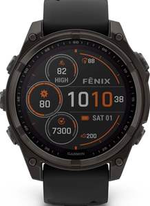 Nuevo Reloj Inteligente Original Fenix 8 Sapphire de 47 mm con Pantalla AMOLED, Correa de Silicona Gris Carbón, GPS, Sellado de Fábrica con Garantía, Origen Estadounidense - Product Image 4