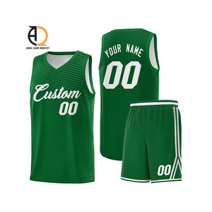 Conjunto de Camiseta y Pantalones Cortos de Baloncesto de Secado Rápido, Transpirable, de Malla, Uniforme de Equipo Juvenil para Hombre, 100% Poliéster, Ropa de Baloncesto - Product Image 6