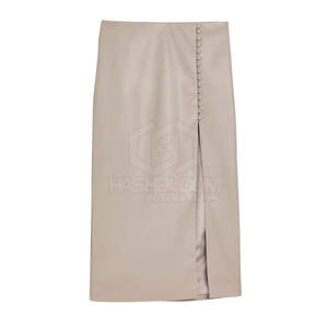 Jupe en cuir taille haute décontractée pour femmes, fabriquée par un fabricant professionnel, respirante, tricotée, taille plus, style mini, en solde - Product Image 6