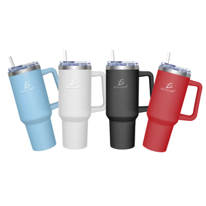 Tazza Termica in Acciaio Inox da 1200ml con Manico, Include Cannuccia e Coperchio, Thermos da Viaggio - Product Image 1