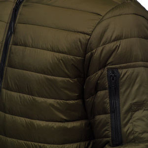 Service OEM 2024 Blousons bombardiers de baseball coupe-vent pour hommes conception de vêtements en toile personnalisables avec col montant prix de gros - Product Image 5