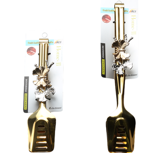 Hot bán vàng-mạ bướm giọng trang trí kim loại bánh mì tong đồ dùng cho nhà và tiệc ăn uống - Product Image 2