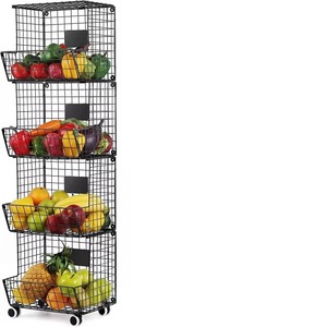 Panier porte-fruits avec fil de fer décoratif fait de forme ronde fournitures de panier de fruits en fil de métal élégant indien à bas prix - Product Image 5