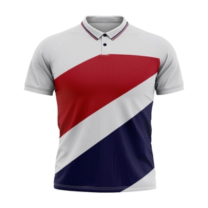Camisetas Personalizadas Transpirables de Punto para Hombre con Diseños Bordados Impresos, de Secado Rápido, de Poliéster, Manga Corta, para Pedidos al por Mayor - Product Image 1