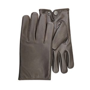 Vente en gros d'hommes noir écran tactile noir bouton de mode polaire-chaud conduite peau de chèvre-gants en cuir PU du Pakistan - Product Image 1