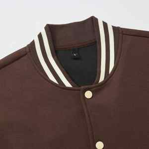 Chaquetas de Béisbol para Hombre, Estilo Informal, Talla Grande, Material de Lana, Logotipo Personalizado, Decoración con Botones, Manga Larga, Precio Económico - Product Image 5
