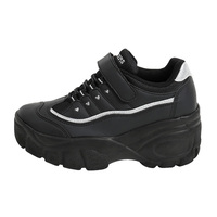 [GODORISHOES] Baskets tendance style coréen Barnygirl, semelle extérieure en PU, bout rond, tige en tissu mesh, confort toutes saisons