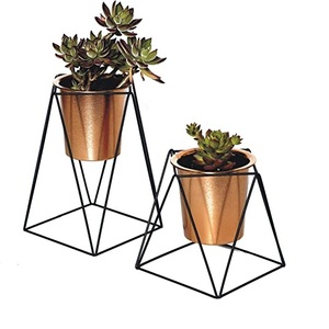 Maceta de flores de Metal de estilo moderno, accesorios de decoración para fiesta de Navidad y boda, maceta decorativa con diseño elegante - Product Image 4