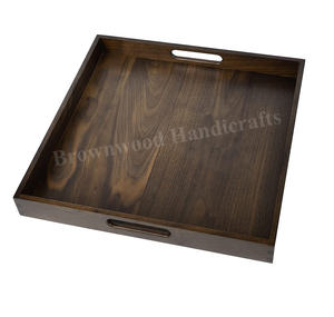 Plateau de service en bois de manguier fabriqué à la main pour restaurant hôtel cuisine salle à manger et restauration plateau en bois de qualité supérieure exportateur - Product Image 5