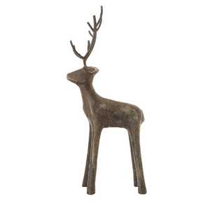 Escultura de aluminio de ciervo con revestimiento negro, escultura decorativa de Metal hecha a mano a pedido, precio al por mayor desde India 2025 - Product Image 4