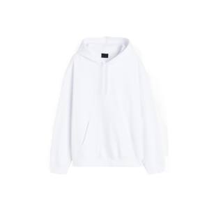 Sweat-shirt à capuche pour homme, chaud et épais (420g), doux, avec logo frontal, vêtement de sport décontracté, 100% coton molletonné, respirant et écologique - Product Image 4