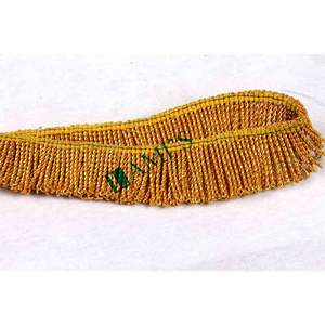 Wholesale High Quality Gold <b>Fringe</b> Tassel <b>Trim</b> Customized 2cm to 8cm Sizes Factory Direct Custom Gold <b>Fringe</b> for Flag Decoration - Product Image 6
