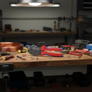 Pince à sertir Knipex-PreciForce pour bornes à sertir non isolées et connecteurs à sertir bout à bout - Product Image 3