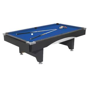 Table de billard américaine moderne de 7 pieds en ardoise, cuir et caoutchouc, bon marché, pour usage commercial en intérieur, billard, snooker, à pièces pour les entreprises - Product Image 1