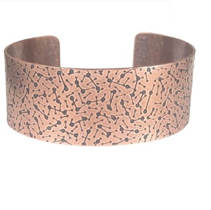 Hot Sale Famous Patina Touchstone 2024 Hand Crafted Fantasy World <b>Copper</b> Jewelry From Mexico 8mm Round Bracelet for Women - Product Image 5