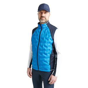 Chaleco acolchado ligero de invierno clásico para hombre, chaqueta para exteriores de alta calidad, secado rápido, multibolsillo personalizable - Product Image 3