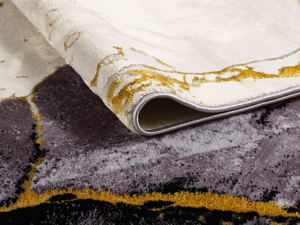 Turkish Luxury Machine Made Carpet Shirink Flosh Grey Beige Premium Living Room Area from Gaziantep Manufacturer - Product Image 2