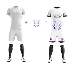 Conjunto de ropa de fútbol para adultos personalizable, Camiseta deportiva barata con impresión de logotipo de transferencia de calor gratis - Product Image 1