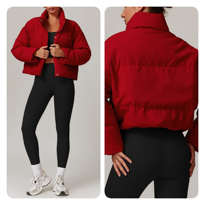 2025 automne nouveau chaud doudoune femmes blanc mode confortable tout match à manches longues veste - Product Image 6