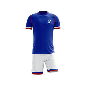 Tenue de football 100% polyester respirant, maillot de sport, maillot d'équipe de haute qualité, couleur et logo personnalisés à vendre - Product Image 1